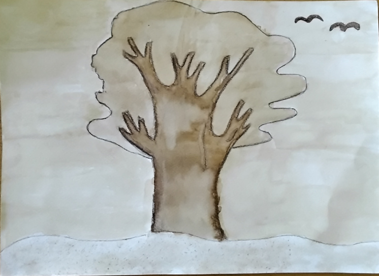 albero caffè e matite